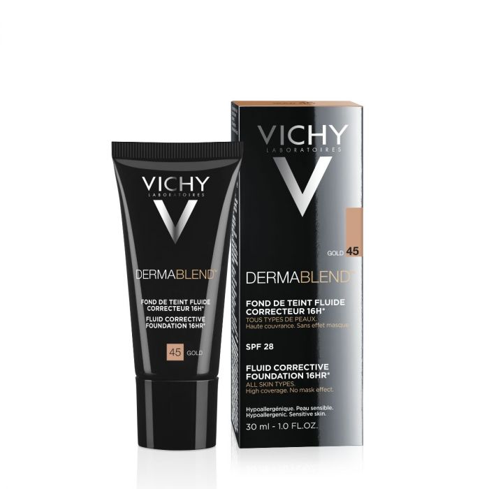 VICHY DERMABLEND - TEKUĆI PUDER ZA LICE NIJANSA 45