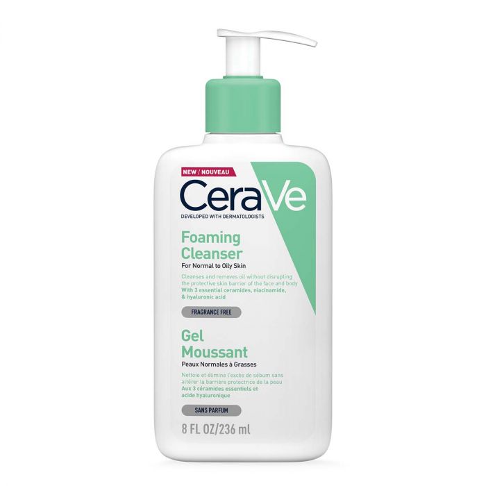 CERAVE CLEANSER FOAMING PJENUŠAVI GEL ZA ČIŠĆENJE NORMALNA DO MASNA KOŽA