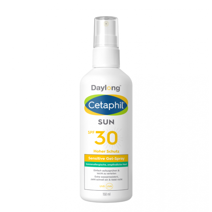 DAYLONG CETAPHIL SUN SENSITIVE GEL SPREJ SPF 30 1+1 GRATIS