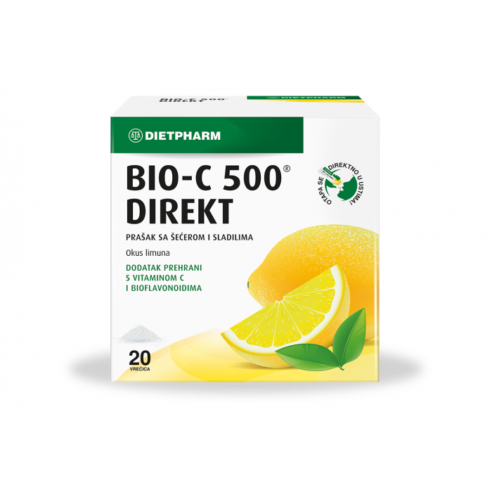 DIETPHARM BIO-C 500 DIREKT VREĆICE 