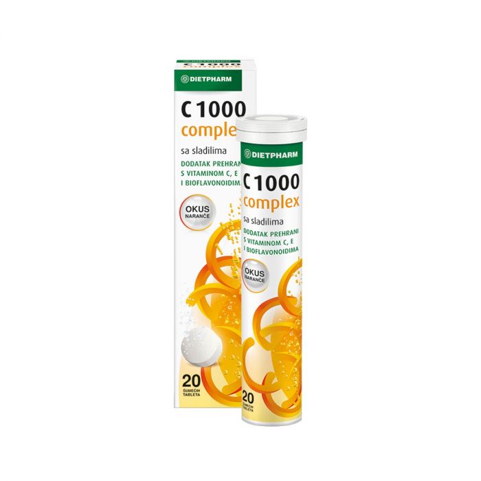 DIETPHARM C 1000 COMPLEX ŠUMEĆE TABLETE 