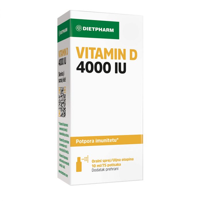 DIETPHARM VITAMIN D 4000 IU ORALNI SPREJ
