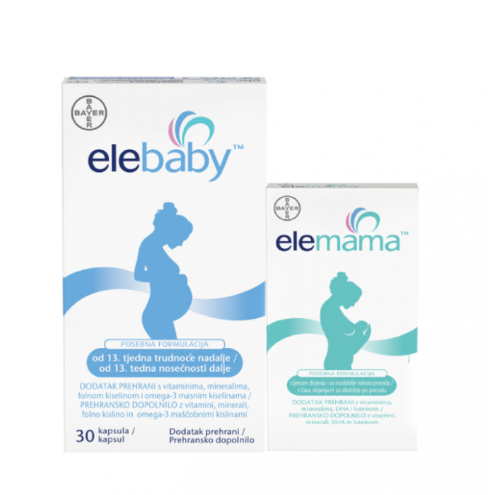 ELEBABY KAPSULE ZA TRUDNICE + ELEMAMA KAPSULE PROMO