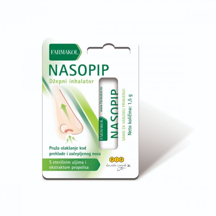 PIP NASOPIP DŽEPNI INHALATOR 1,5 G