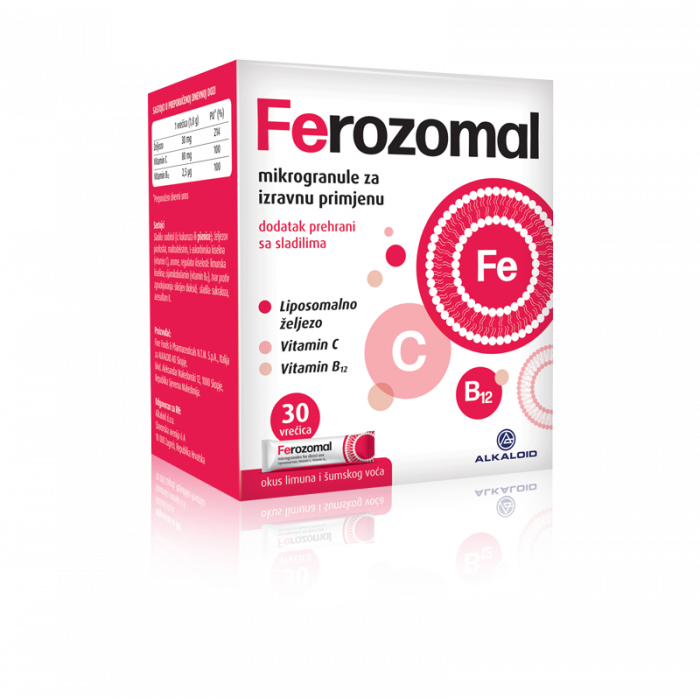 FEROZOMAL MIKROGRANULE ZA IZRAVNU PRIMJENU
