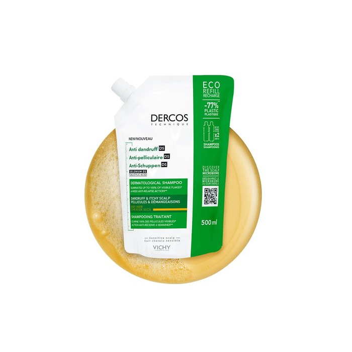 VICHY DERCOS ŠAMPON PROTIV PERUTI SUHA KOSA 500 ML REF
