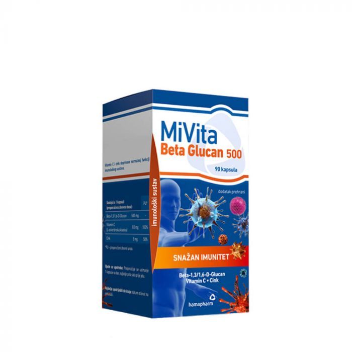 HAMAPHARM MIVITA BETA GLUKAN 500 KAPSULE