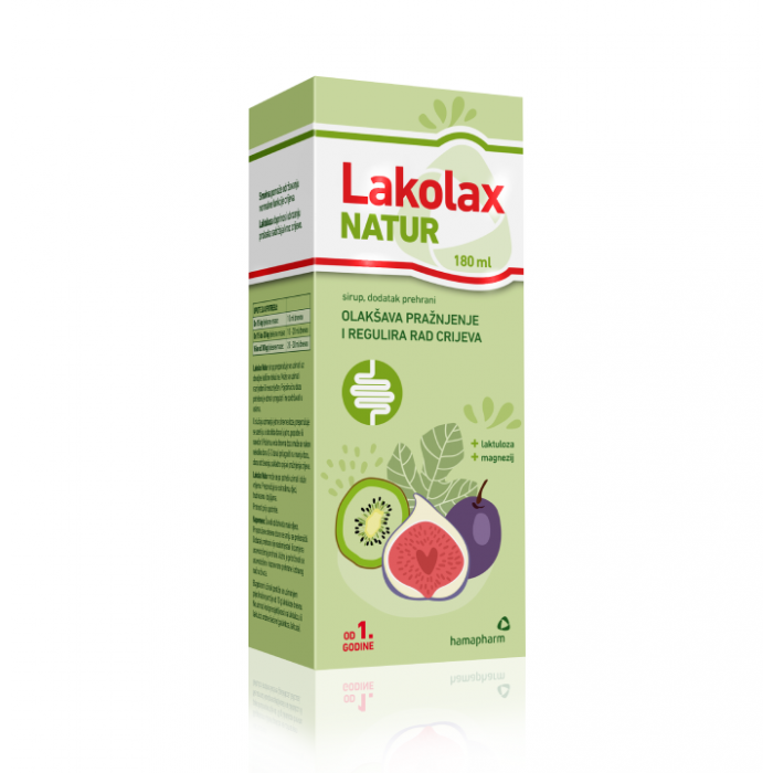 HAMAPHARM LAKOLAX NATUR SIRUP 1+1 GRATIS