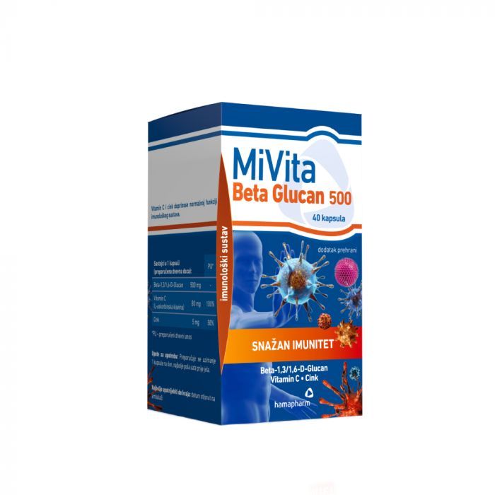 HAMAPHARM MIVITA BETA GLUKAN 500 KAPSULE
