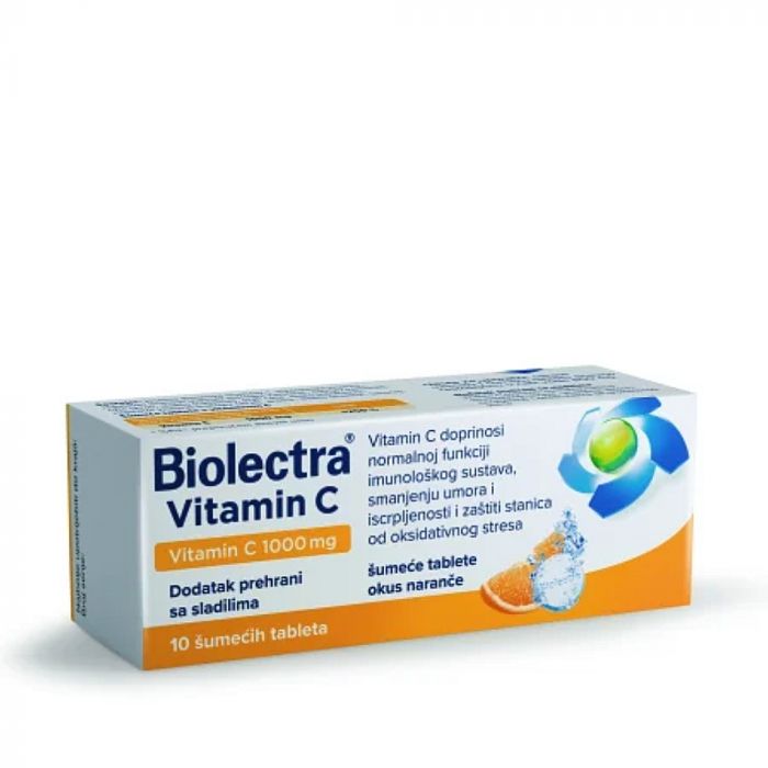 HERMES CEVITT BIOLECTRA 1000 NARANČA ŠUMEĆE TABLETE