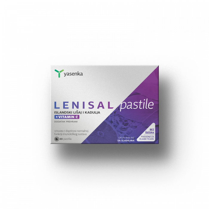 YASENKA LENISAL PASTILE SA ISLANDSKIM LIŠAJOM, KADULJOM I VITAMINOM C 1+1 GRATIS