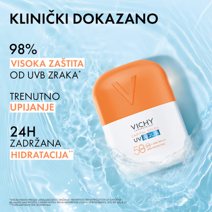 VICHY CAPITAL SOLEIL UV AQUA NEVIDLJIVI HIDRACIJSKI FLUID SPF50  50ML