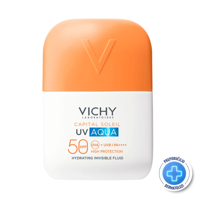 VICHY CAPITAL SOLEIL UV AQUA NEVIDLJIVI HIDRACIJSKI FLUID SPF50  50ML