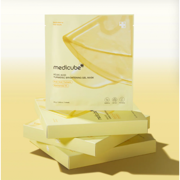 MEDICUBE KOJIC ACID TURMERIC BRIGHTENING GEL MASK