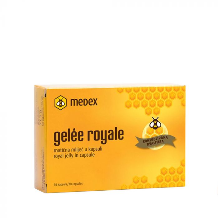 MEDEX GELEE ROYALE KAPSULE SA MATIČNOM MLIJEČI