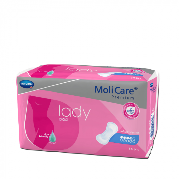 MOLICARE PREMIUM LADY PAD 3.5D ANATOMSKI OBLIKOVANI ULOŠCI ZA ŽENE