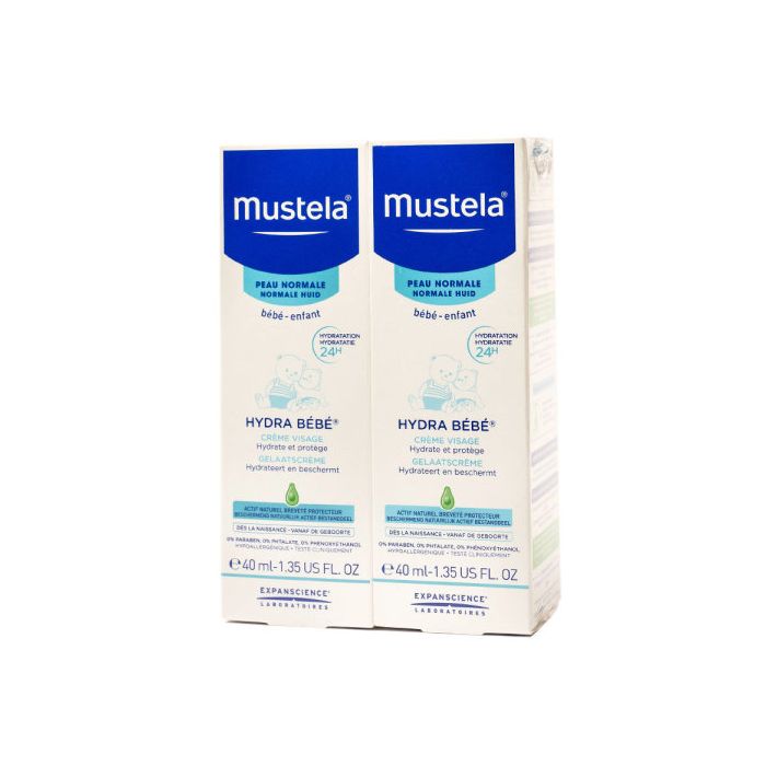 MUSTELA HIDRATANTNA KREMA ZA LICE 40 ML 1+1 