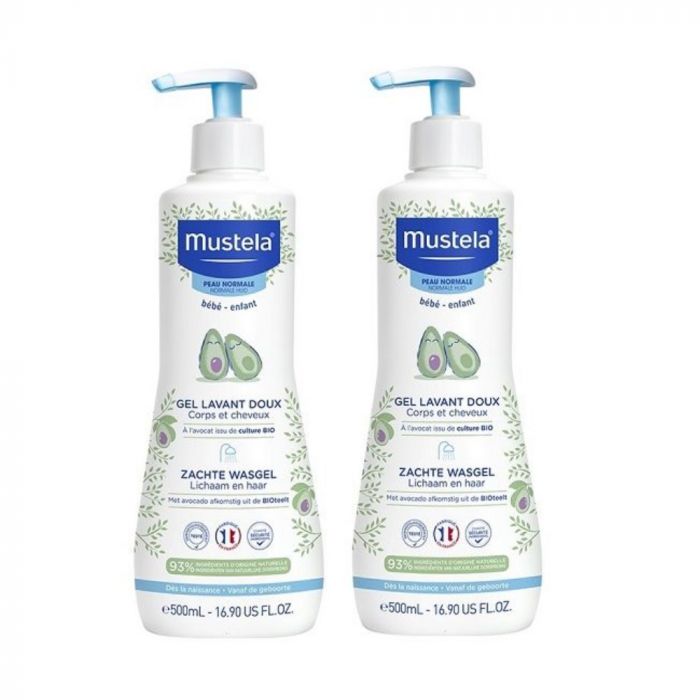 MUSTELA NJEZNI DERMATOLOŠKI GEL ZA PRANJE 500 ML 1+1