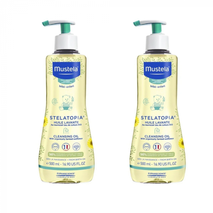 MUSTELA STELATOPIA MLIJEČNO ULJE ZA KUPANJE 1+1