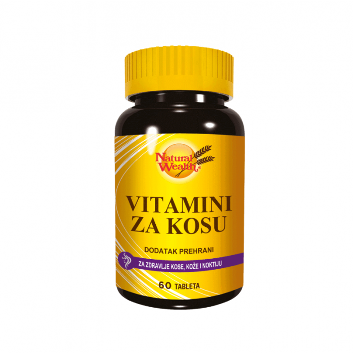 NATURAL WEALTH - VITAMINI ZA KOSU TABLETE