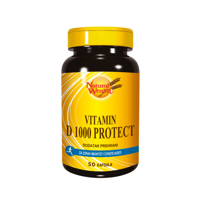 NATURAL WEALTH - VITAMIN D 1000 PROTECT KAPSULE