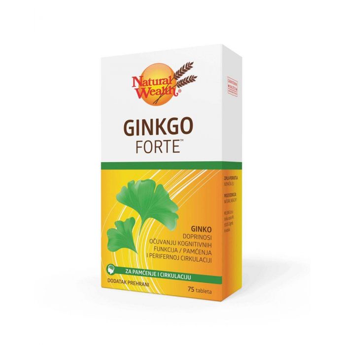 NATURAL WEALTH GINKGO FORTE TABLETE 