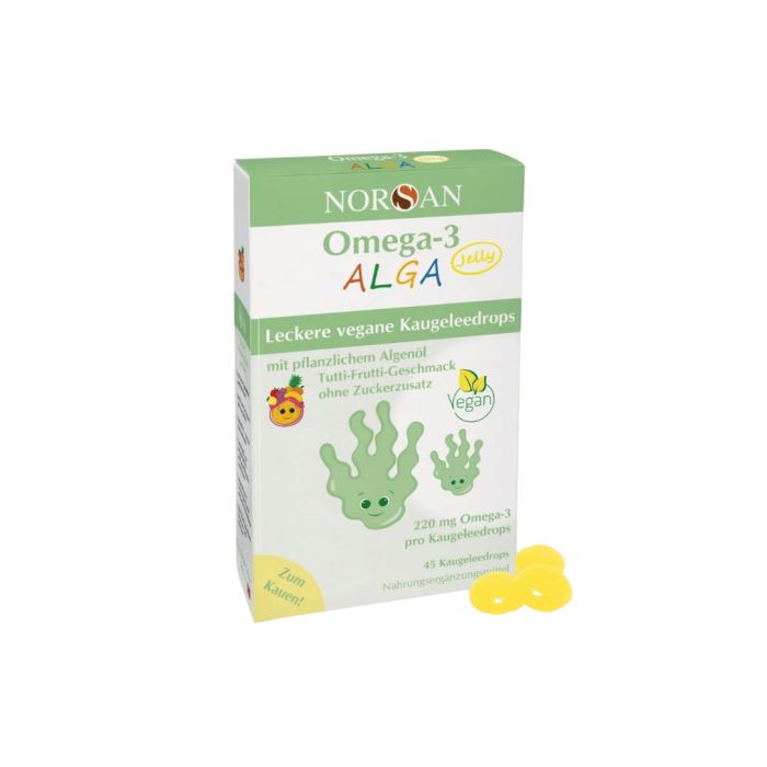NORSAN OMEGA 3 ALGA ŽELE BOMBONI A45