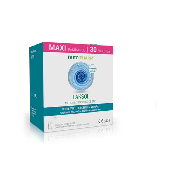 NUTRIPHARM LAKSOL 30 VREĆICA