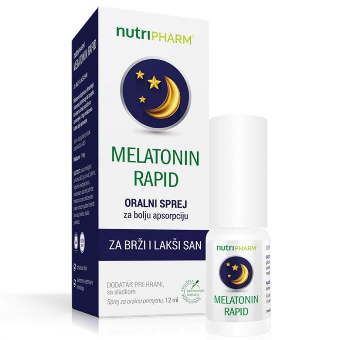 NUTRIPHARM MELATONIN RAPID ORALNI SPREJ