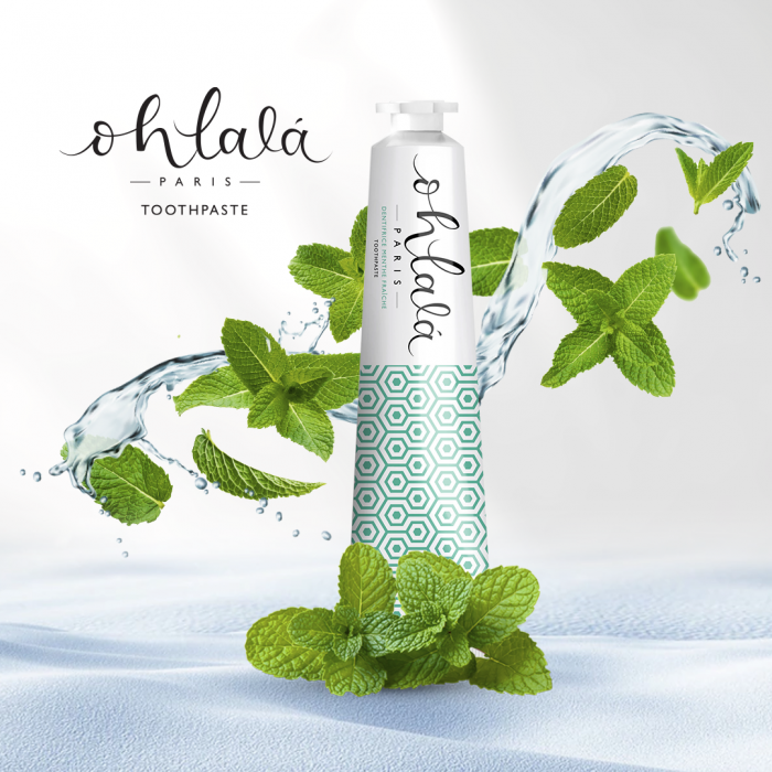 OHLALA PARIS PREMIUM PUTNI SET "LOVE YOUR SMILE - FRESH MINT" 