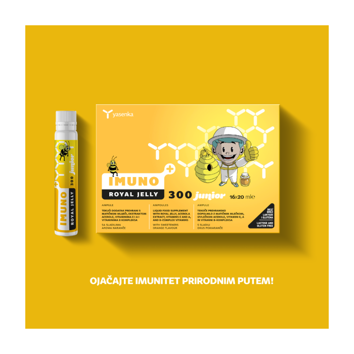 YASENKA IMUNO ROYAL JELLY JUNIOR AMPULE 16x20ml