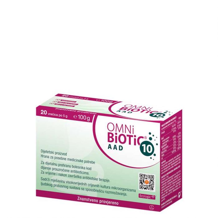 OMNI BIOTIC 10 ADD - 20 VREĆICA, NADOPUNA TERAPIJI ANTIBIOTICIMA