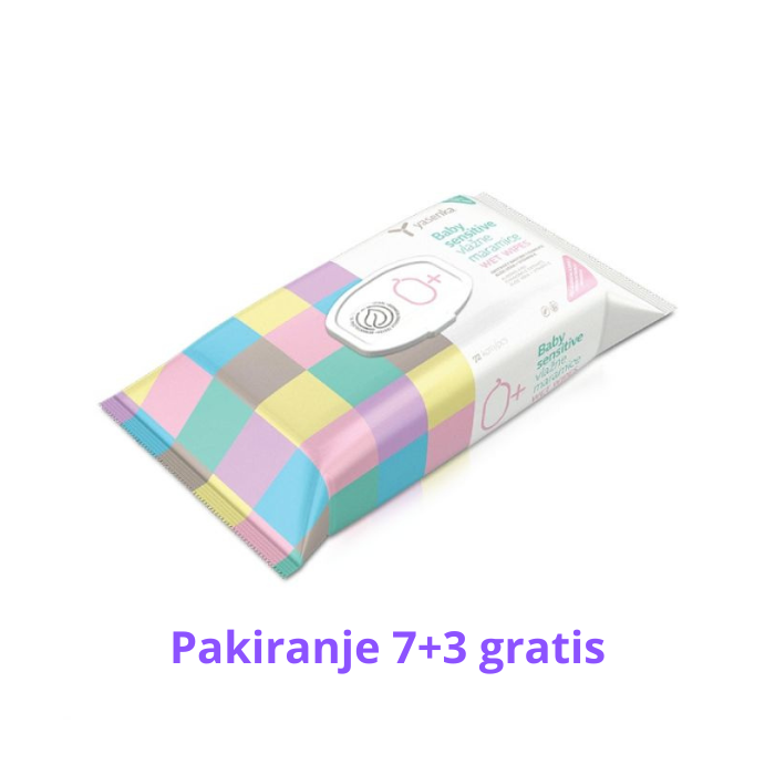 YASENKA BABY SENSITIVE VLAŽNE MARAMICE 7+3 GRATIS PAKET