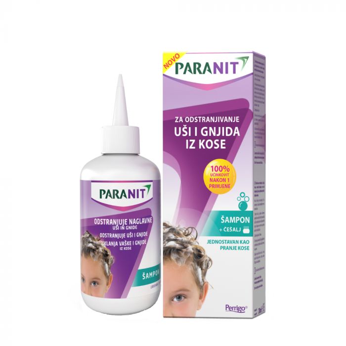 PARANIT - ŠAMPON PROTIV UŠIJU I GNJIDA + ČEŠALJ 1+1 GRATIS