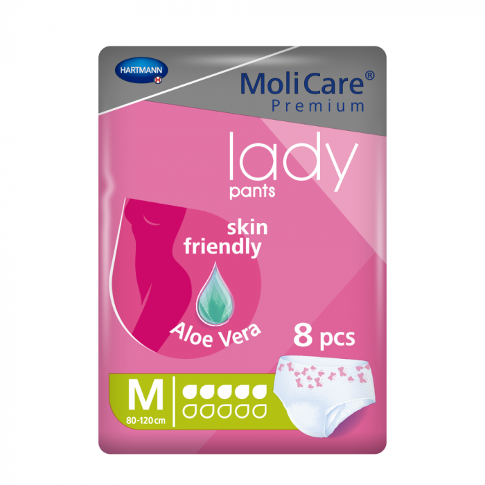 MOLICARE PREMIUM LADY PANTS 5D M ŽENSKE GAĆICE ZA LAGANU INKONTINENCIJU 