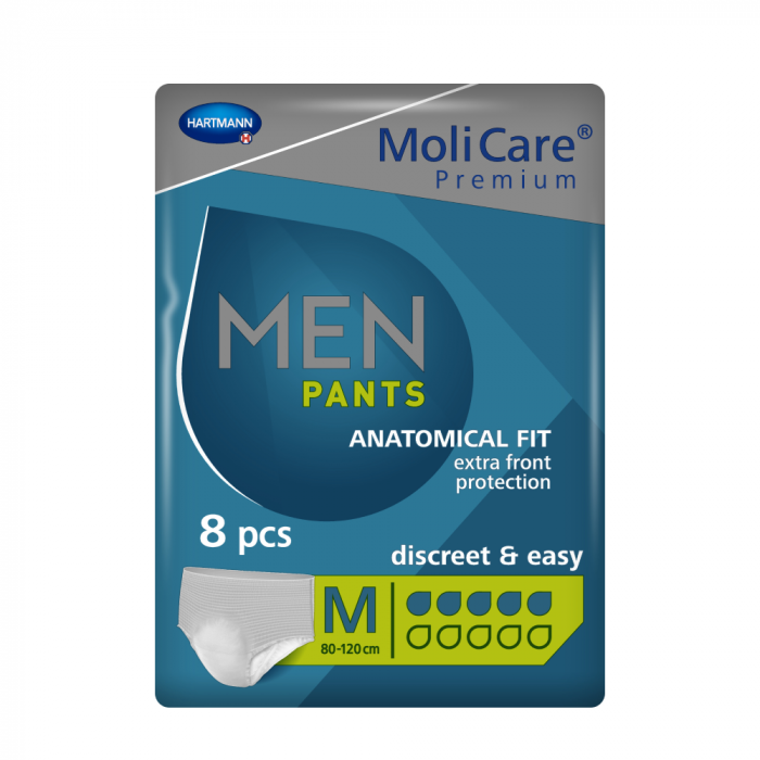 MOLICARE PREMIUM MAN PANTS 5D M MUŠKE GAĆICE ZA LAGANU INKONTINENCIJU