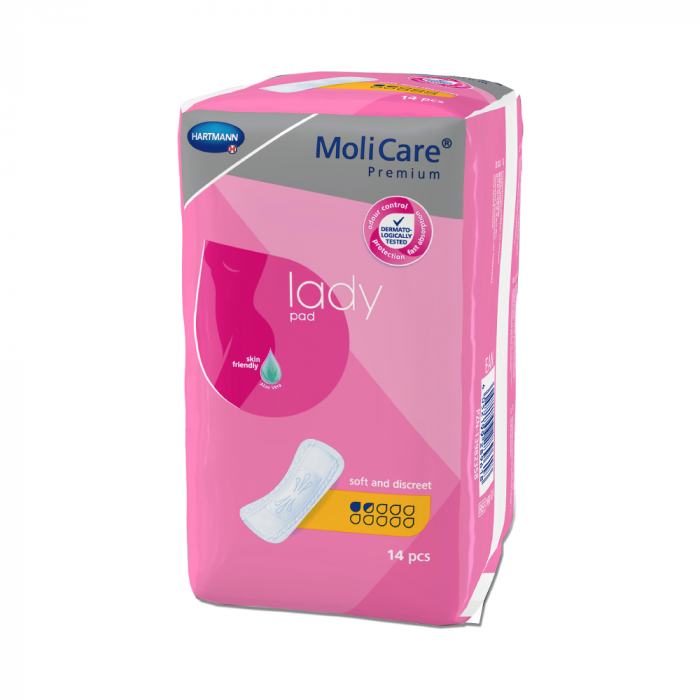 MOLICARE PREMIUM LADY PAD 1.5D ANATOMSKI OBLIKOVANI ULOŠCI ZA ŽENE