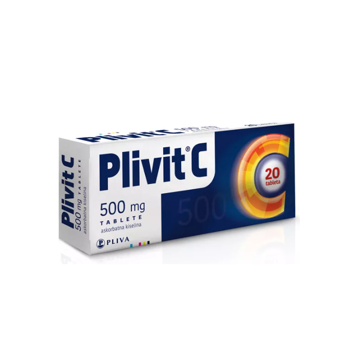 PLIVIT C TABLETE 20x500 mg 