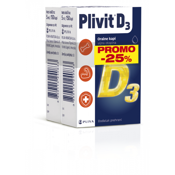 PLIVIT D3 ORALNE KAPI 5ml PROMO