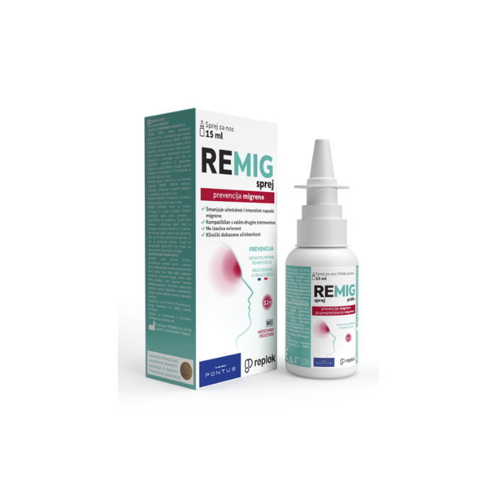 REMIG SPREJ ZA PREVENCIJU NAPADA MIGRENE 15ml