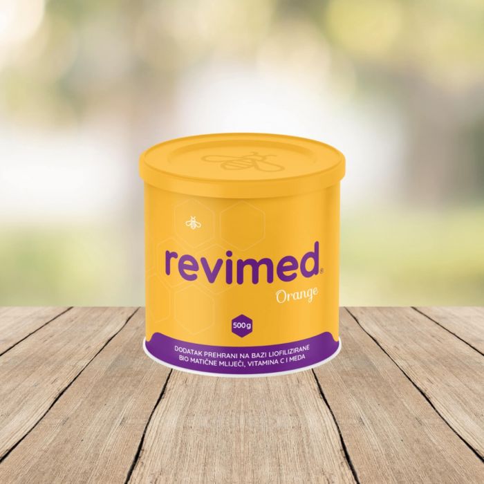 REVIMED ORANGE 500 G - MATIČNA MLIJEČ, MED I VITAMIN C 