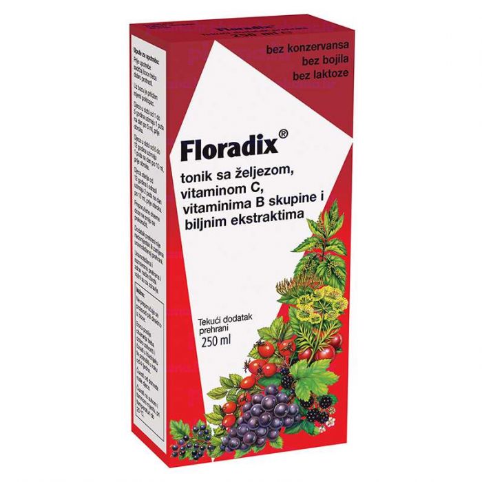 SALUS FLORADIX - TONIK SA ŽELJEZOM I VITAMINIMA + GRATIS MELEM KREMA 35 ML