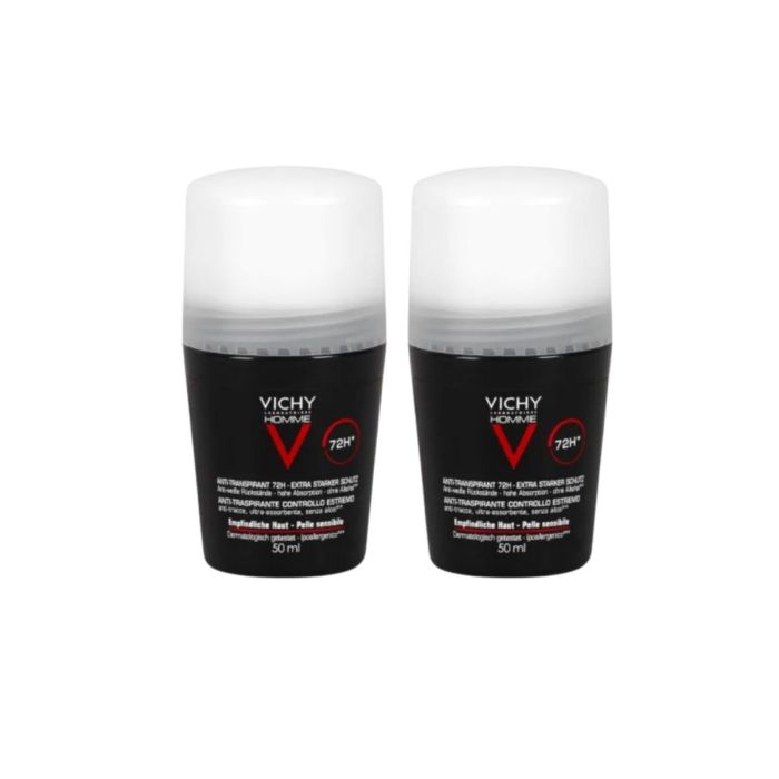 VICHY HOMME DEO ROLL-ON 72H 50 ml DUO