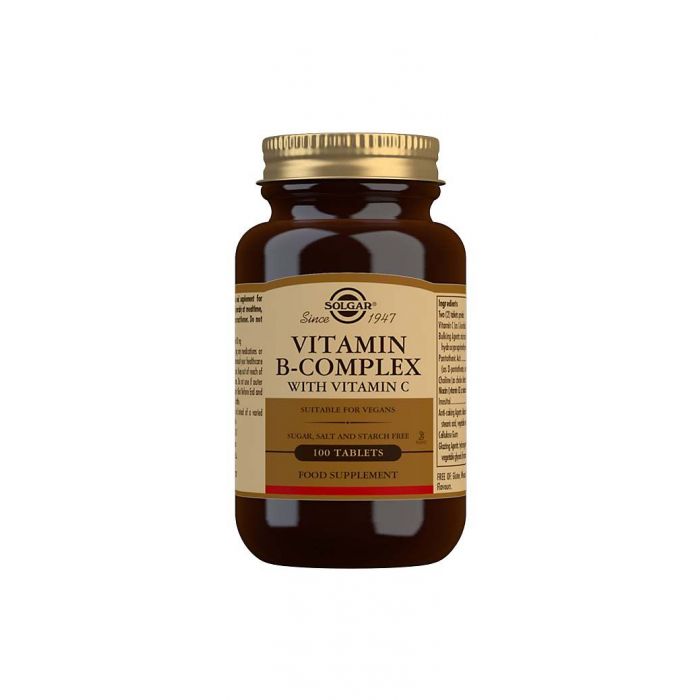 SOLGAR B-COMPLEX TABLETE SA VITAMINOM C 