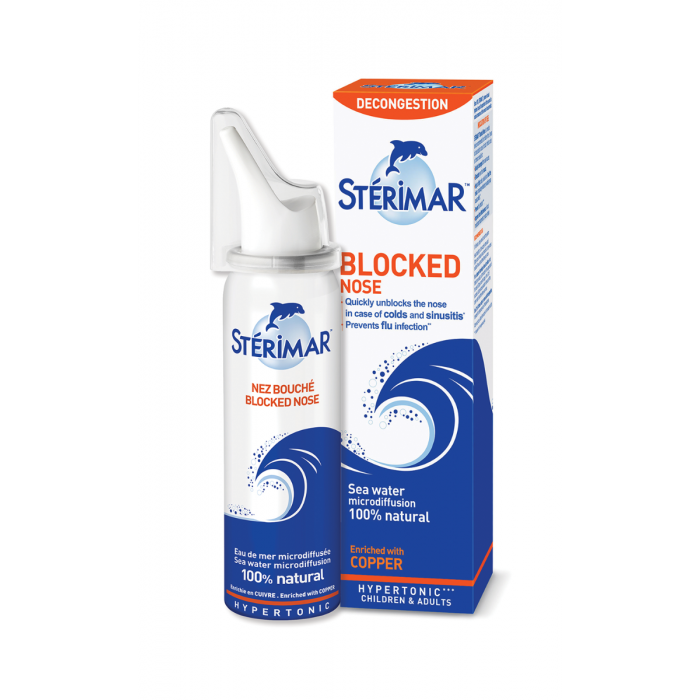 STERIMAR HYPERTONIC - SPREJ ZA ZAČEPLJEN NOS 50 ML