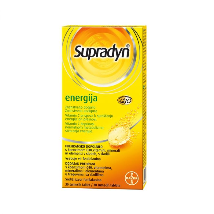 SUPRADYN Q10 - 30 ŠUMEĆIH TABLETA