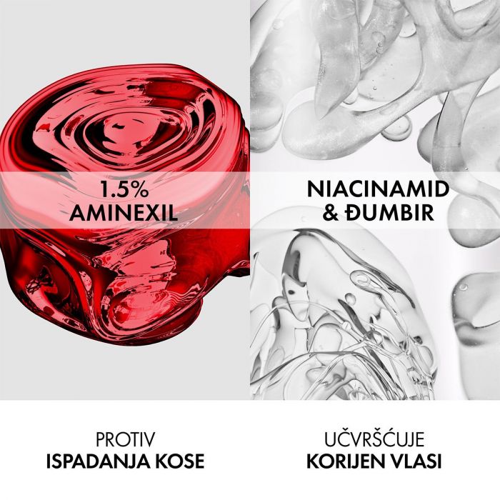 VICHY DERCOS Aminexfil Clinical REGEN Booster Serum za obnovu kose 90 ml