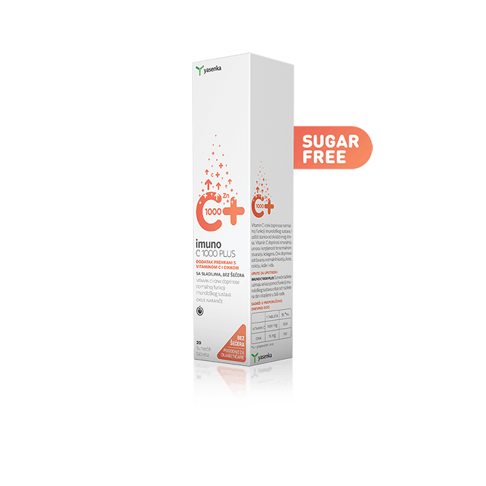 YASENKA IMUNO C 1000+ ZN ŠUMEĆE TABLETE