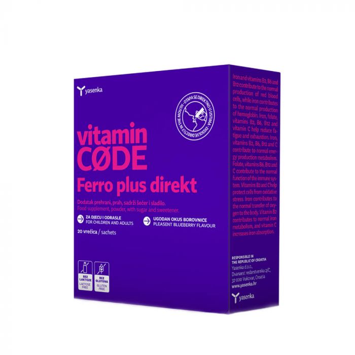 YASENKA VITAMIN CODE FERRO PLUS DIREKT VREĆICE