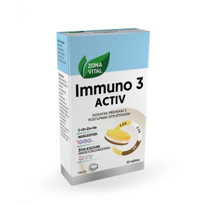 ZONA VITAL IMMUNO 3 ACTIV TABLETE